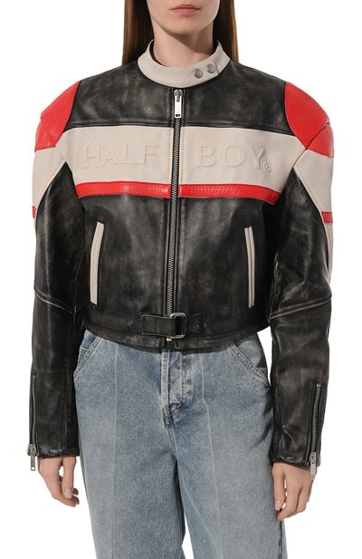 Кожаная куртка HALFBOY, арт. HSS241WLRJ010, фото 3