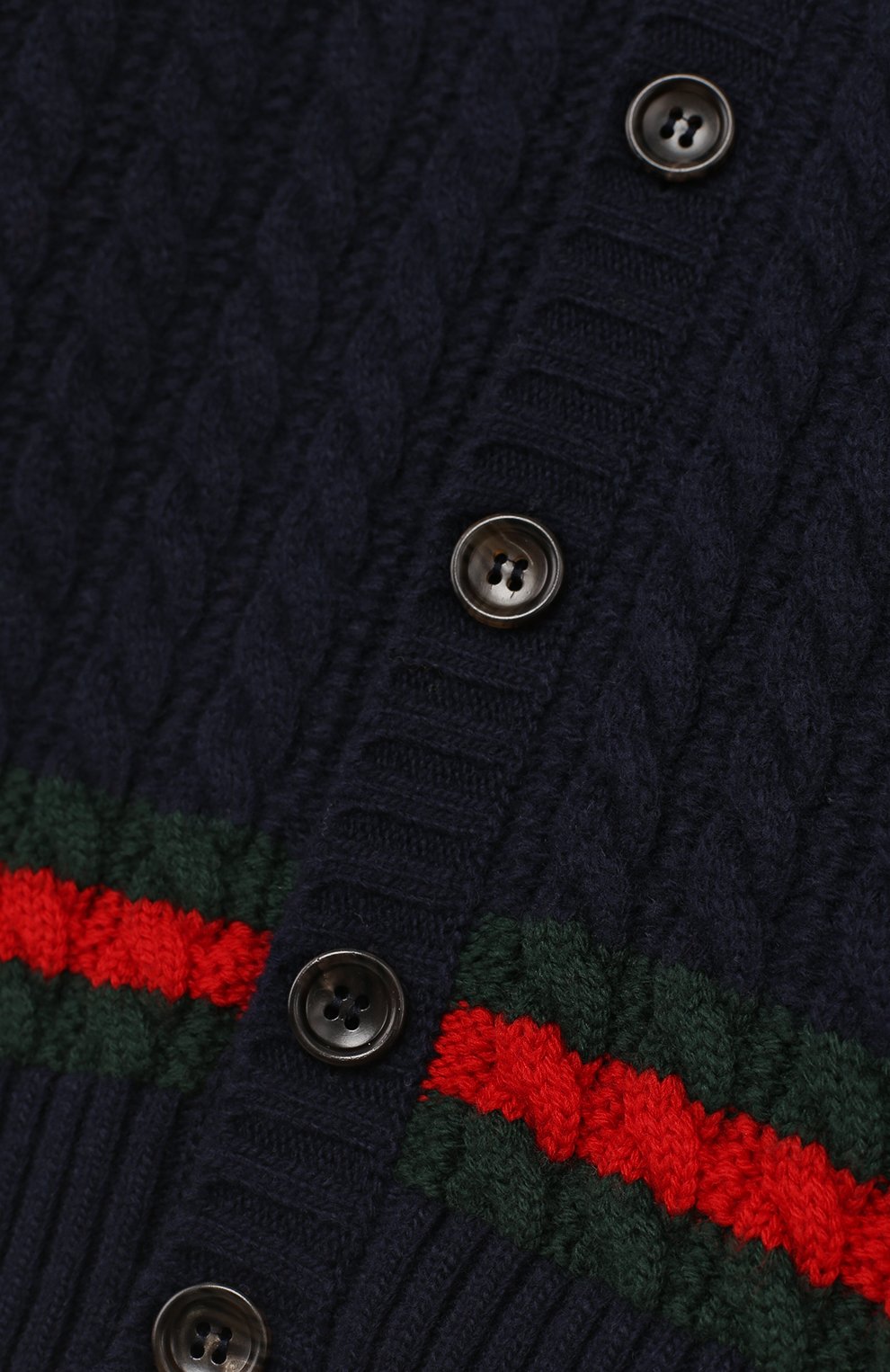 Шерстяной свитер с v-образным вырезом и вышивкой GUCCI, арт. 475587/X1495, фото 3