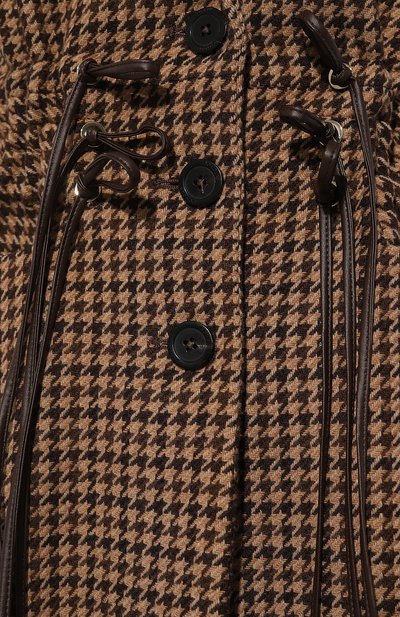 Шерстяной жакет DONDUP коричневого цвета по цене 114000 руб., арт. DJ579/FF0399D-XXX, фото 5 Шерстяной жакет DONDUP, арт. DJ579/FF0399D-XXX, фото 5