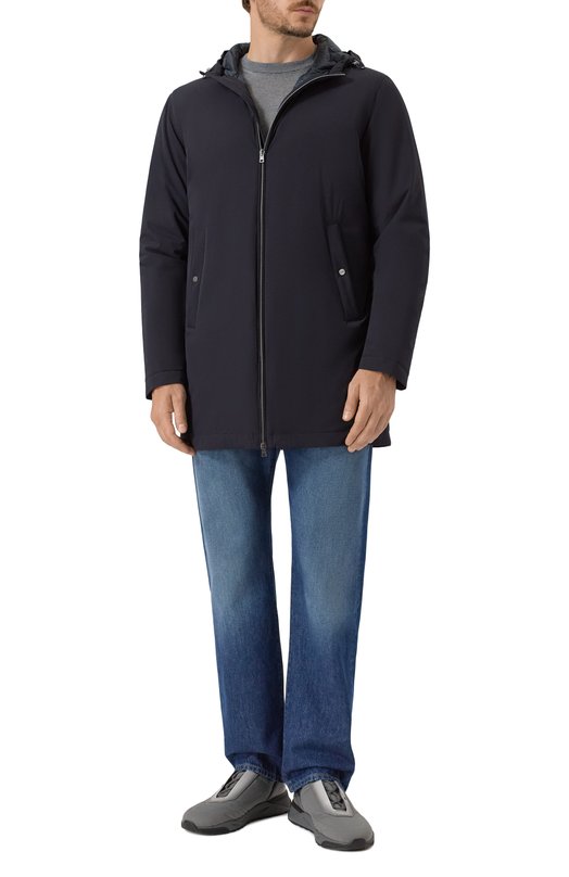 Утепленная куртка Herno PA00030UR/12387SZ Синий  PA00030UR/12387SZ Фото 2