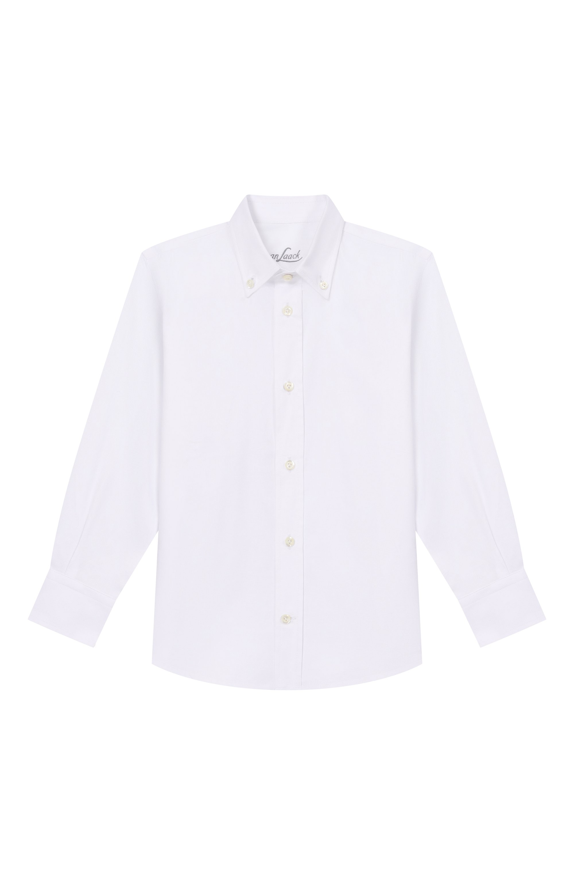 Хлопковая рубашка VAN LAACK белого цвета по цене 18200 руб., арт. VL-T0BY-XX/150251_001, фото 1 Хлопковая рубашка VAN LAACK, арт. VL-T0BY-XX/150251_001, фото 1