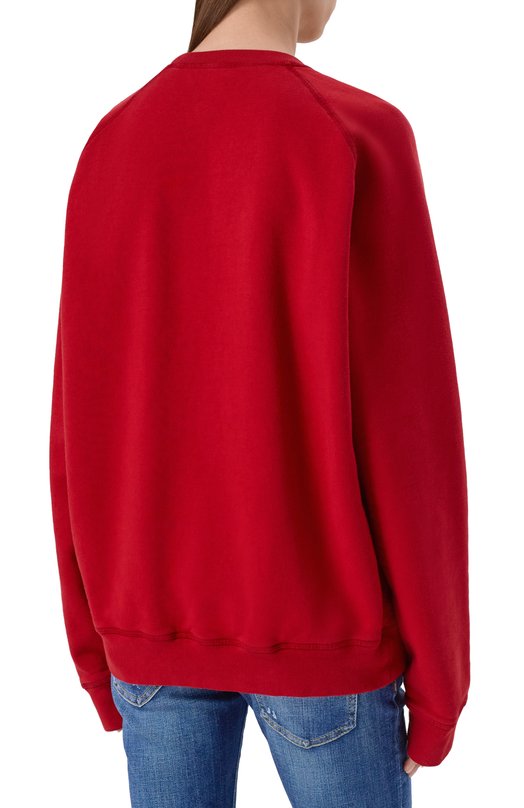 Хлопковый свитшот Dsquared2 S72GU0517/S25030 Красный  S72GU0517/S25030 Фото 4