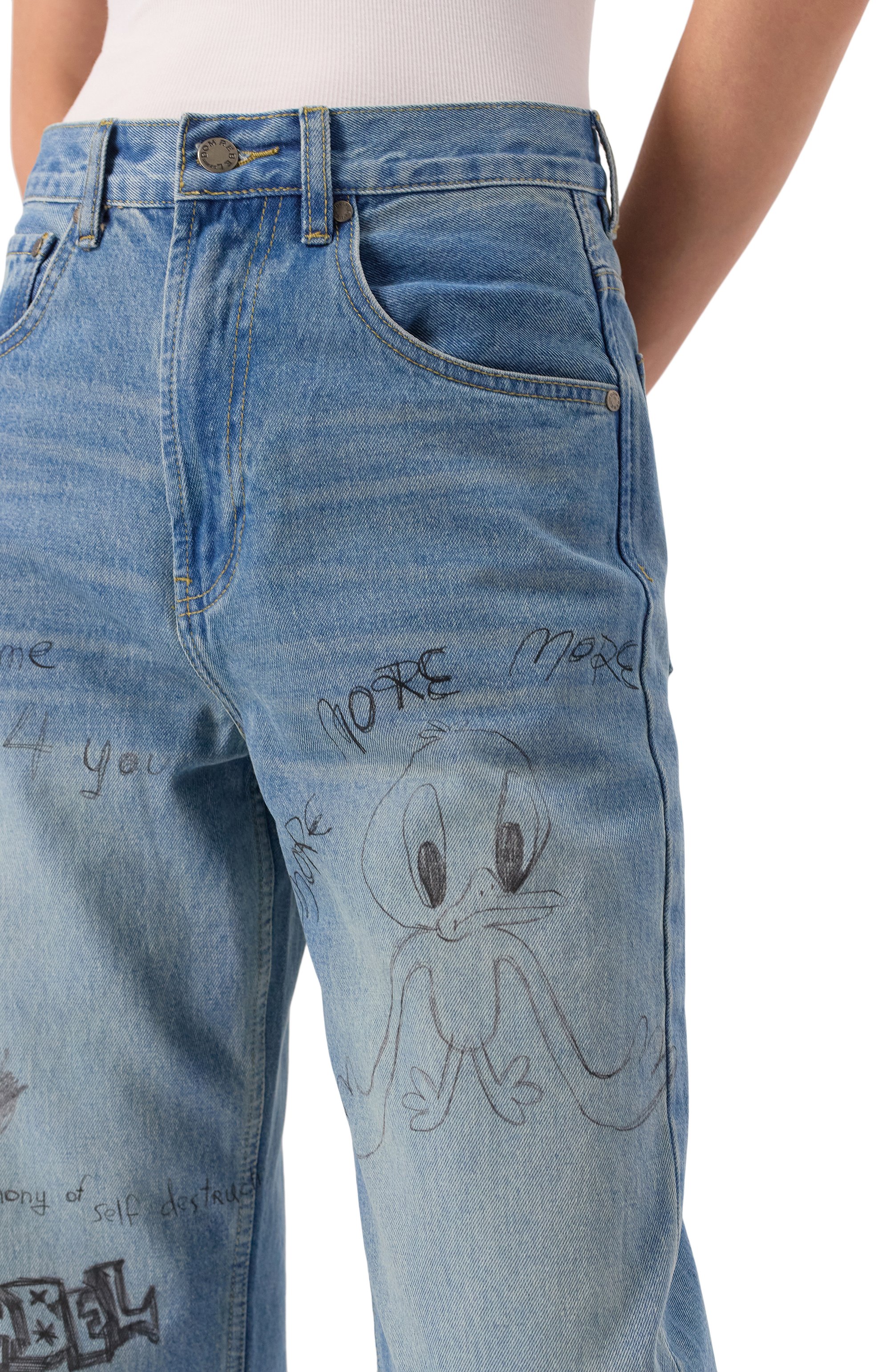 Джинсы DOMREBEL, арт. BEAKER B00TCUT JEANS, фото 5