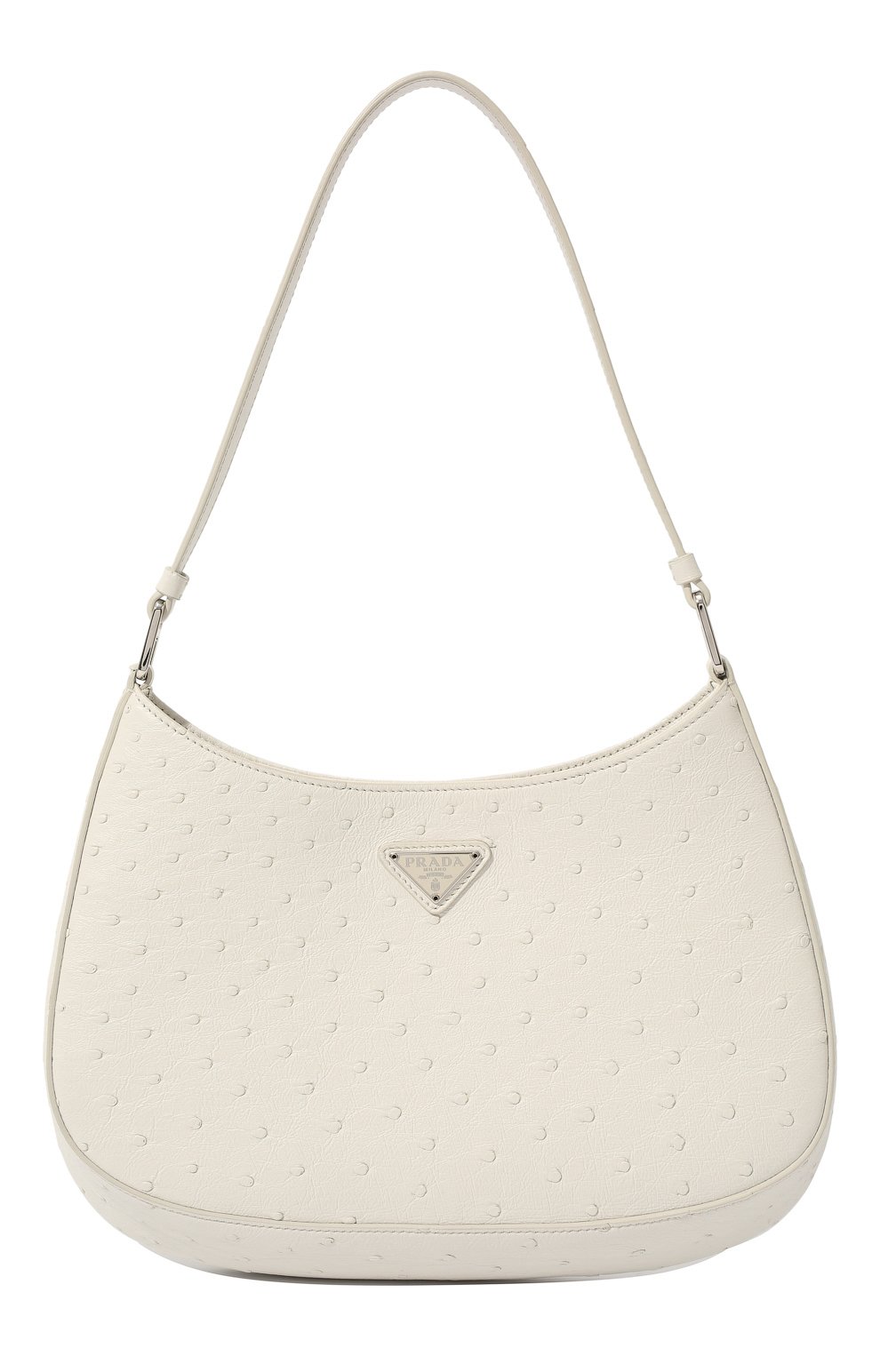 Сумка cleo из кожи страуса PRADA, ар�т. 1BC499-130-F0009-OOO, фото 1