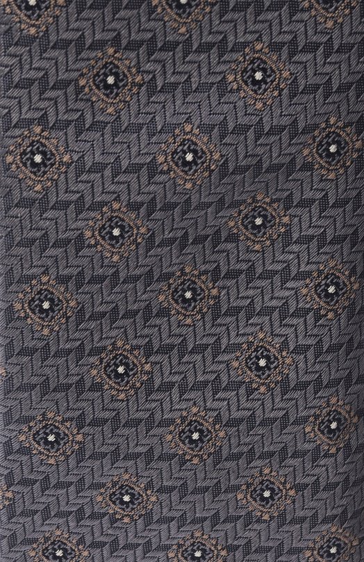 Шелковый галстук Brunello Cucinelli MI8850018 Серый  MI8850018 Фото 4