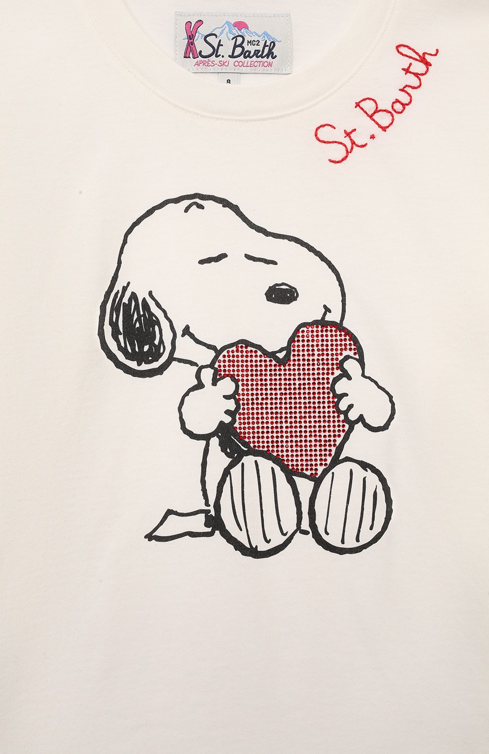 Хлопковый лонгслив MC2 SAINT BARTH белого цвета по цене 9285 руб., арт. STBK PENNY/01993G, фото 3 Хлопковый лонгслив MC2 SAINT BARTH, арт. STBK PENNY/01993G, фото 3