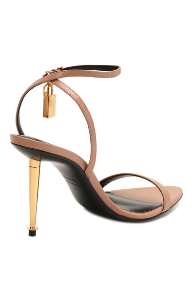 Кожаные босоножки padlock TOM FORD, арт. W2748T-LKD002, фото 4