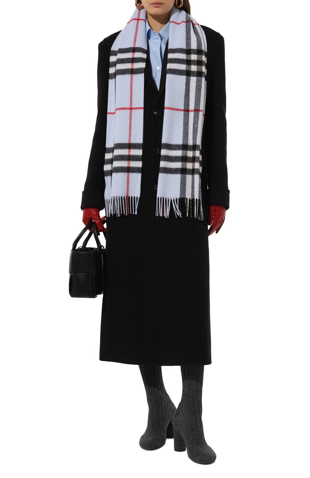 Кашемировый шарф BURBERRY, арт. 8077882, фото 2