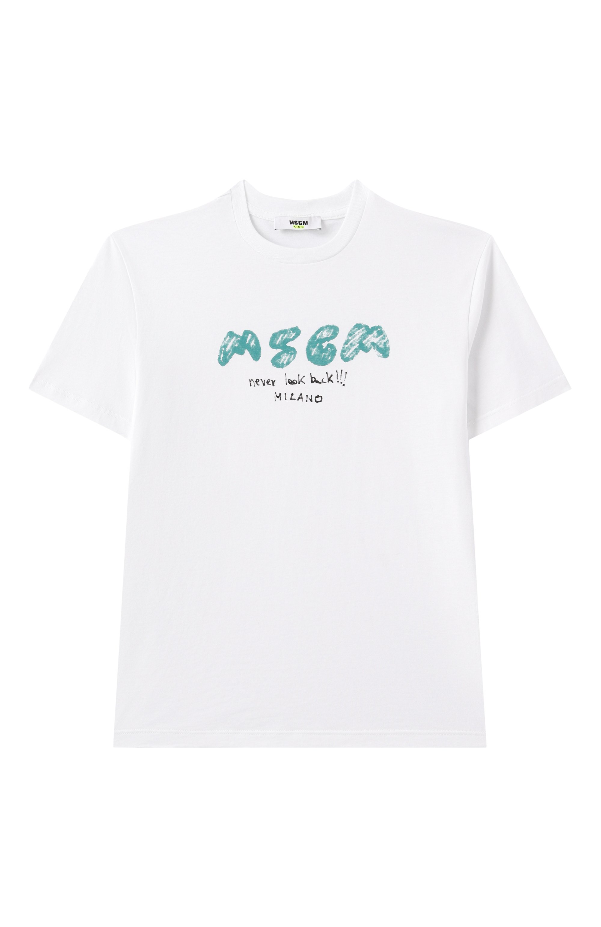 Хлопковая футболка MSGM KIDS, арт. S5MSJBTH295, фото 1