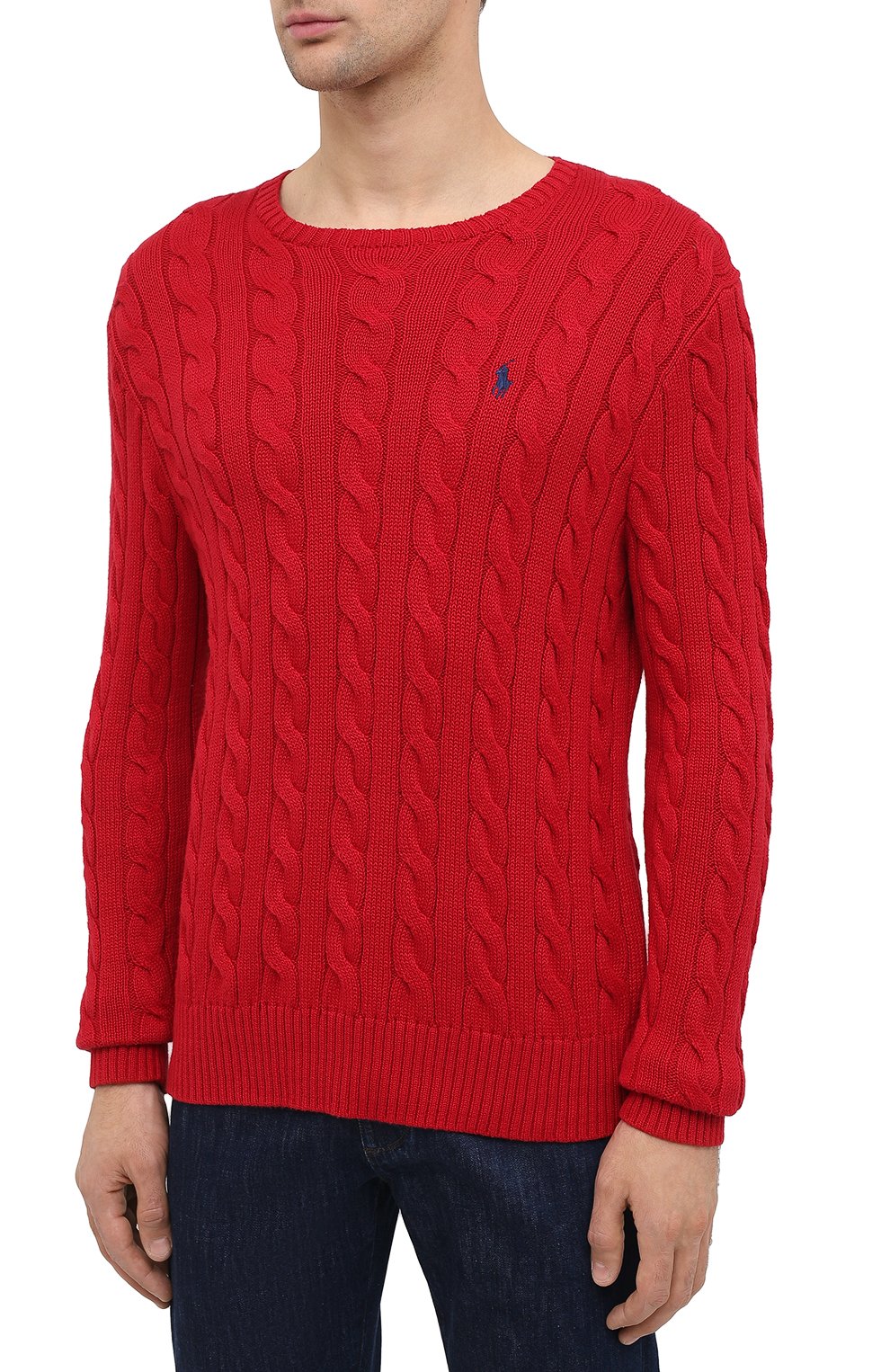 Хлопковый свитер POLO RALPH LAUREN, арт. 710775885, фото 3