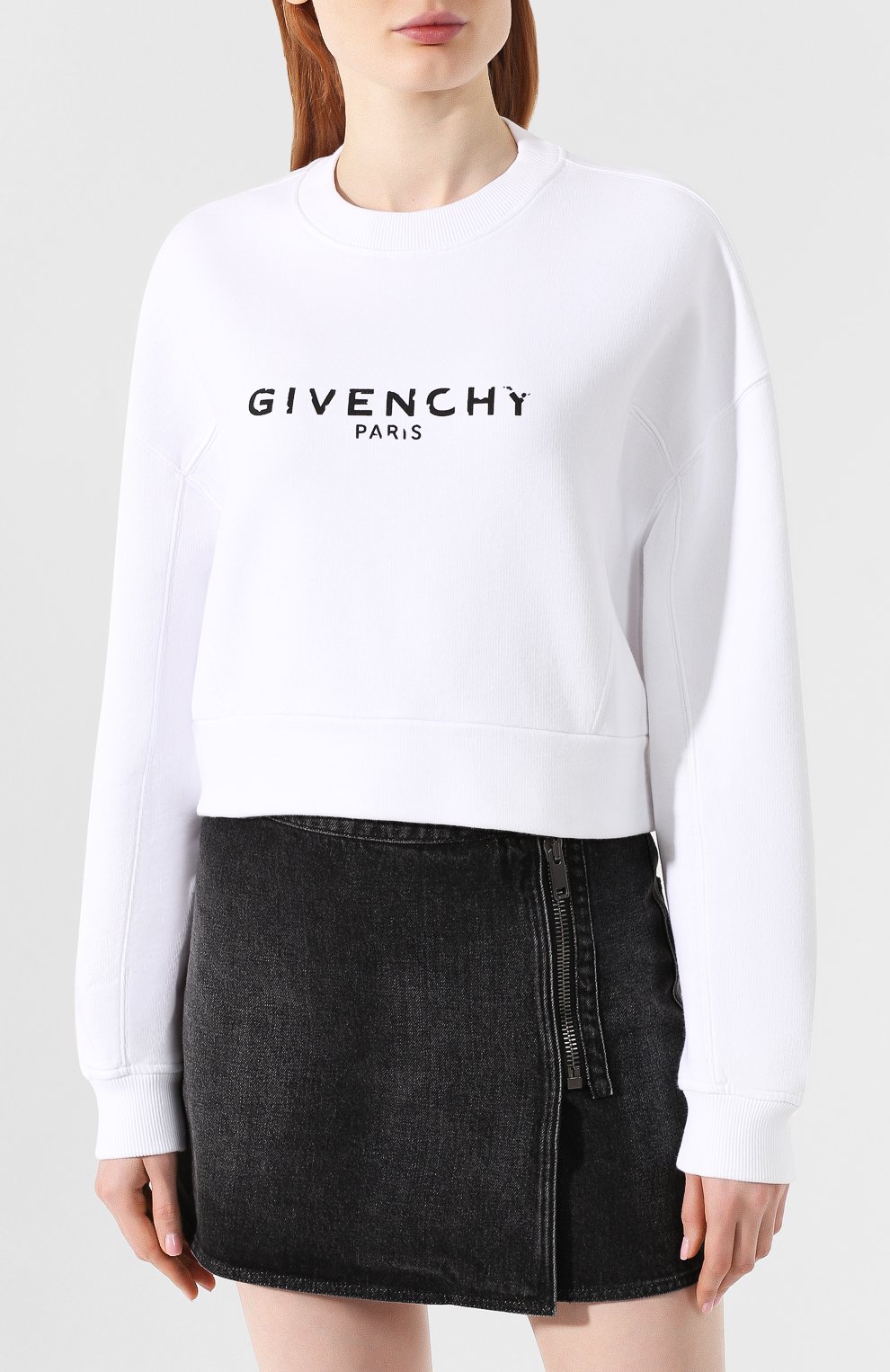 Хлопковый свитшот GIVENCHY, арт. BWJ00D3Z0Y, фото 3