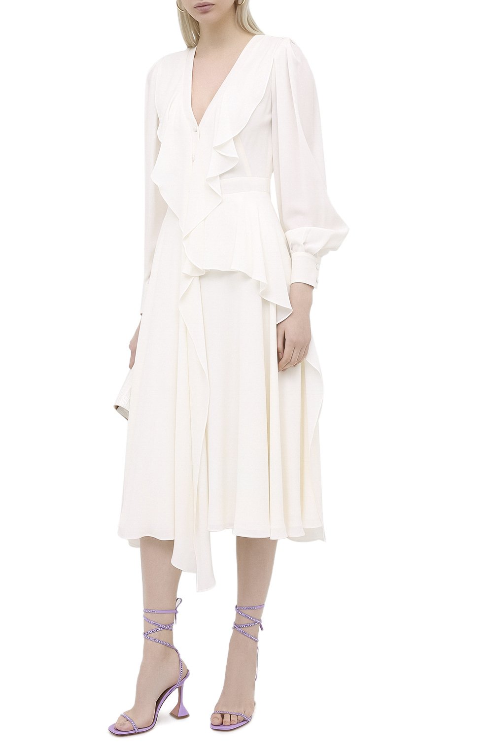 Кожаные босоножки vita AMINA MUADDI, арт. VITACRYSTAL, фото 2