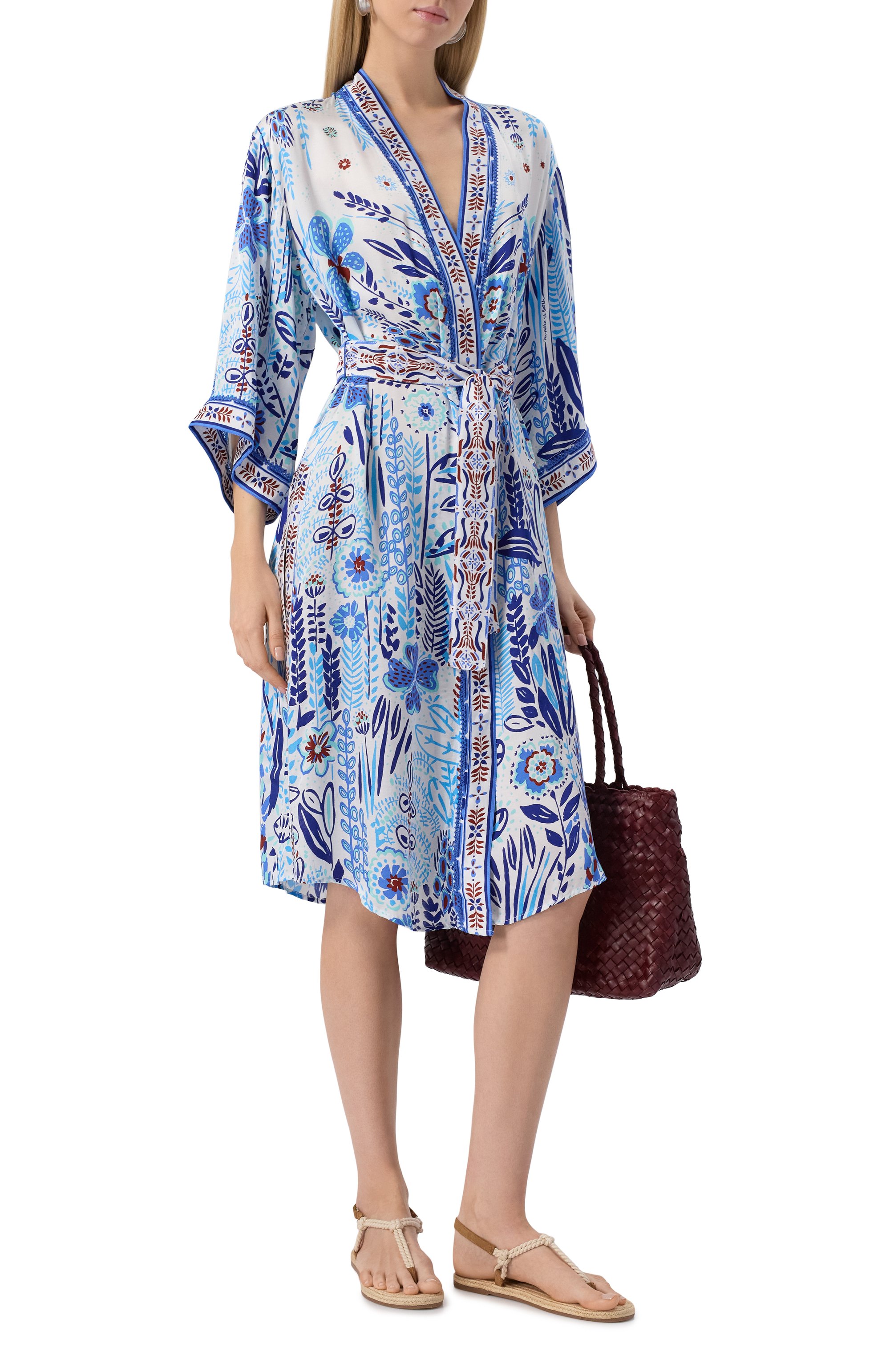 Кимоно из вискозы POUPETTE ST BARTH, арт. WEIR25FGPGU, фото 2