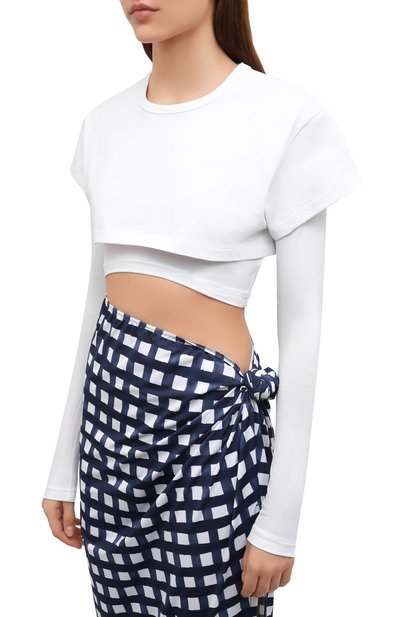 Топ JACQUEMUS белого цвета по цене 24950 руб., арт. 213JS100-2450, фото 3 Топ JACQUEMUS, арт. 213JS100-2450, фото 3
