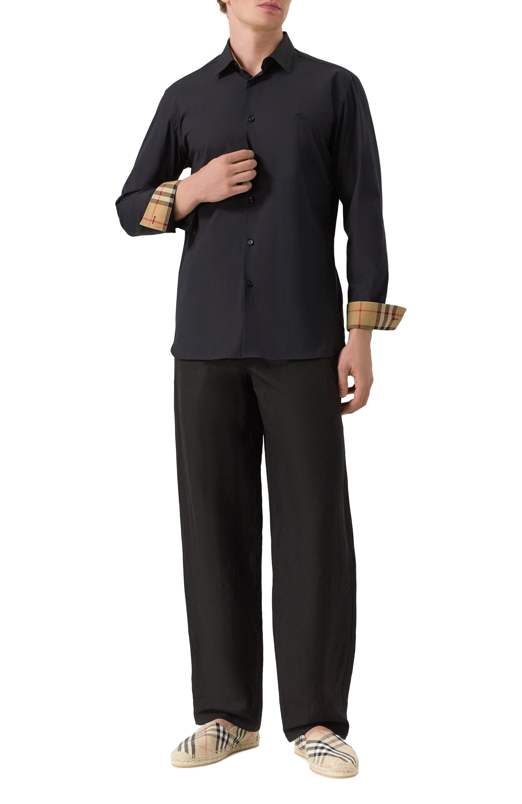 Текстильные эспадрильи mews BURBERRY, арт. 8109235, фото 2