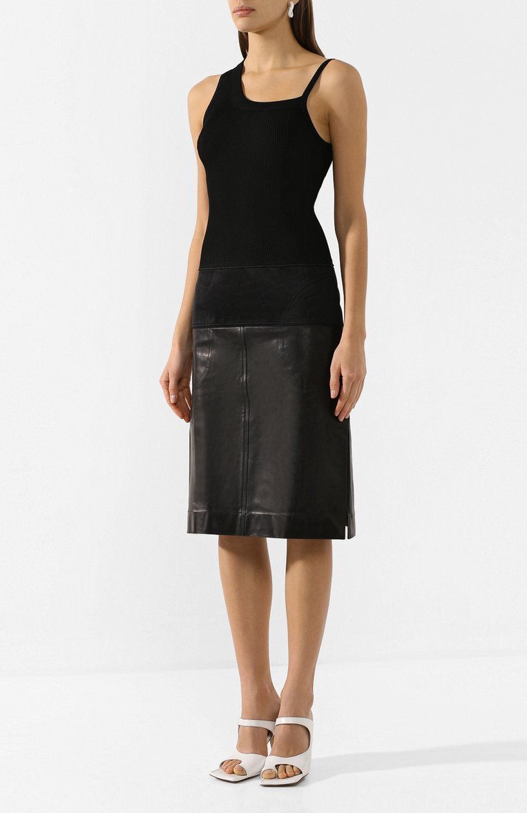 Платье PETER DO, арт. PD-SS20-316/TA014-BLK/LE003-BLK, фото 1