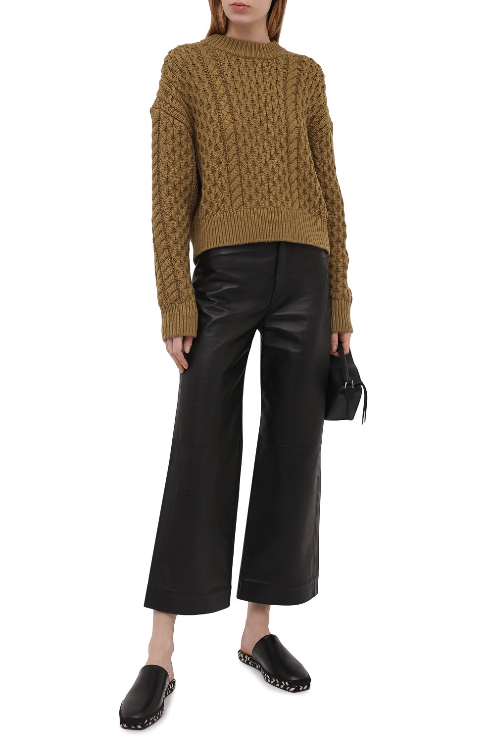 Свитер из шерсти и хлопка PROENZA SCHOULER WHITE LABEL, арт. WL2127611-KC086, фото 2