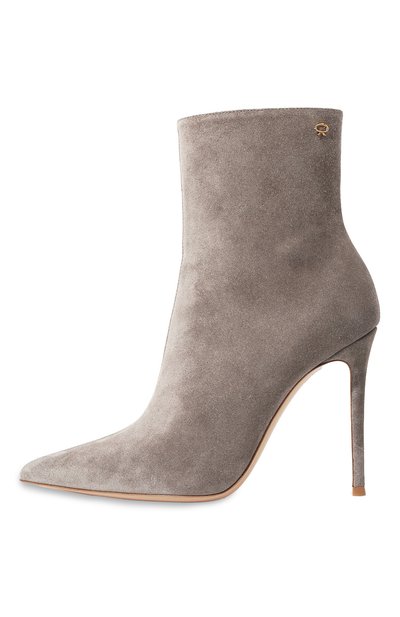 Замшевые ботильоны GIANVITO ROSSI, арт. G73053.15RIC.SUEGREY, фото 4