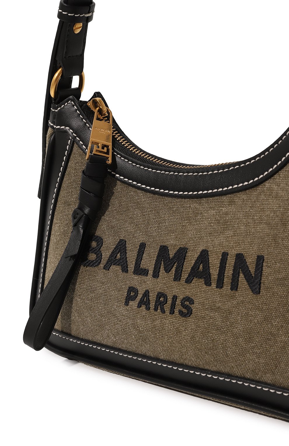 Сумка b-army BALMAIN хаки цвета по цене 84150 руб., арт. DN1BT743/TCLB, фото 3 Сумка b-army BALMAIN, арт. DN1BT743/TCLB, фото 3