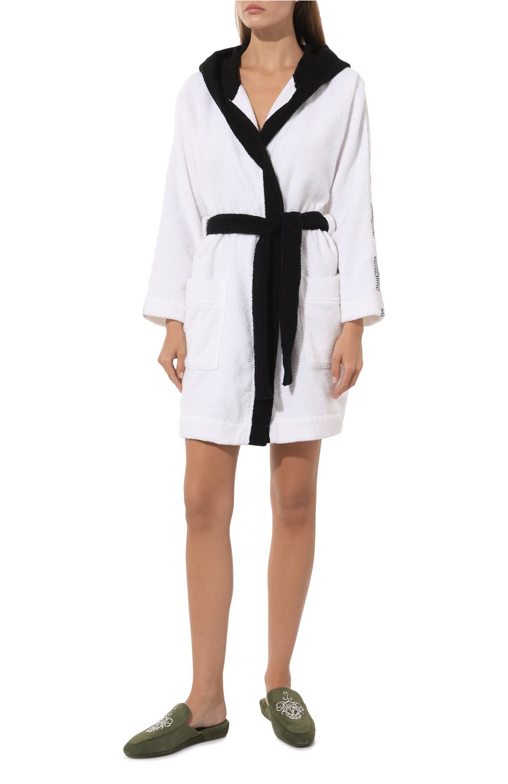 Хлопковый халат MOSCHINO, арт. 232V6/A9603/4307, фото 2