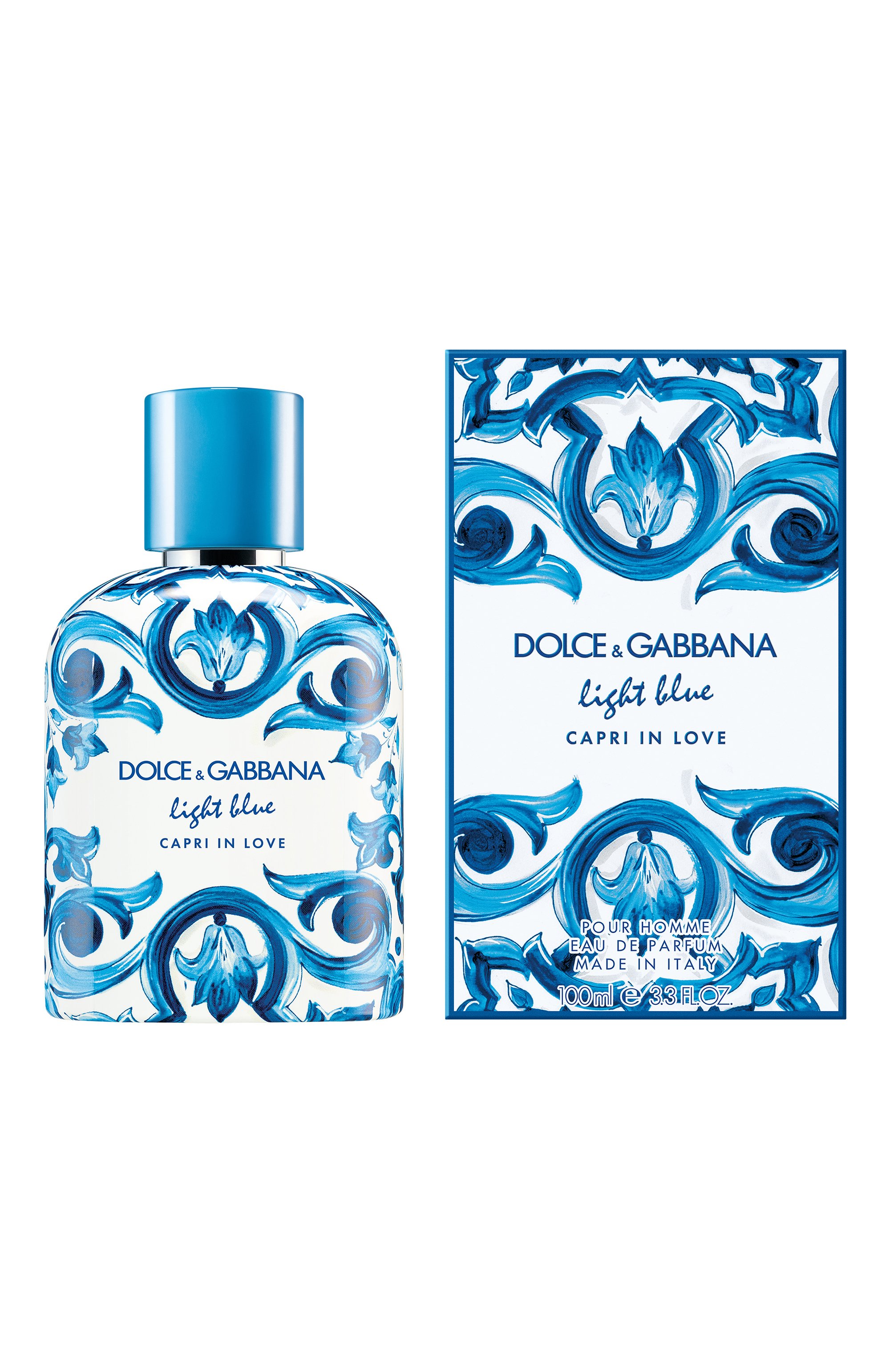 Парфюмерная вода light blue capri in love pour homme (100ml) DOLCE & GABBANA, арт. 8054754407280, фото 2
