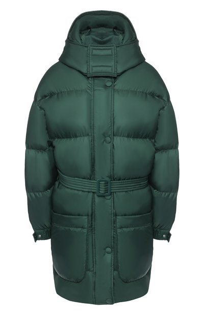 Однотонный стеганый пуховик с поясом и капюшоном IENKI IENKI, арт. KILLER J, фото 1