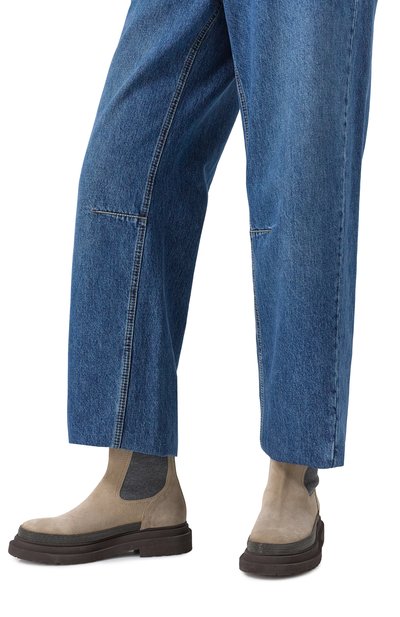 Замшевые челси BRUNELLO CUCINELLI, арт. MZSFGBP422, фото 3