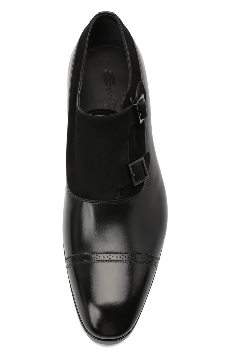 Кожаные монки SANTONI, арт. MCLE17415LE1FLTUN51, фото 1