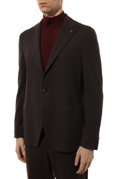 Пиджак из шерсти и хлопка SARTORIA LATORRE, арт. JD74/JG106, фото 4