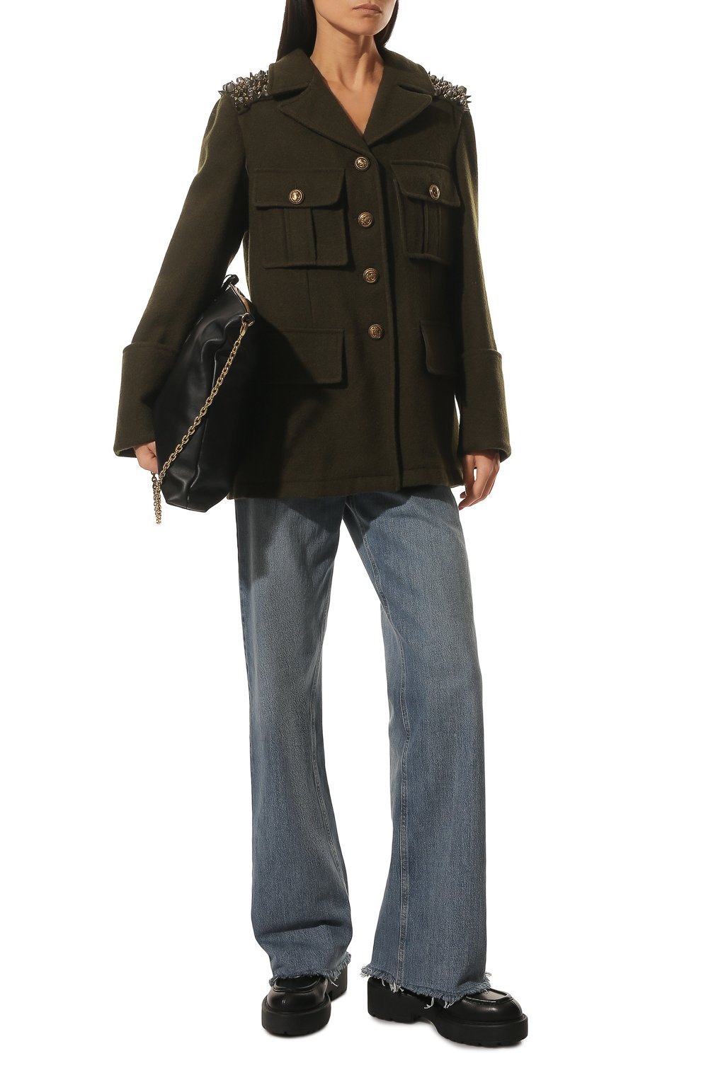 Шерстяной жакет MIU MIU, арт. MH1725-1ZQT-F0161, фото 2