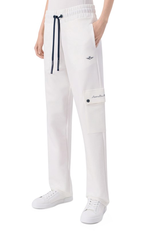 Хлопковый костюм Aeronautica Militare TF0105DF00671 Белый  TF0105DF00671 Фото 4