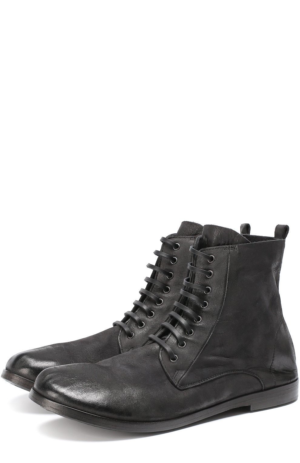Кожаные ботинки с эффектом состаривания MARSELL, арт. MW2321/NEVE, фото 1