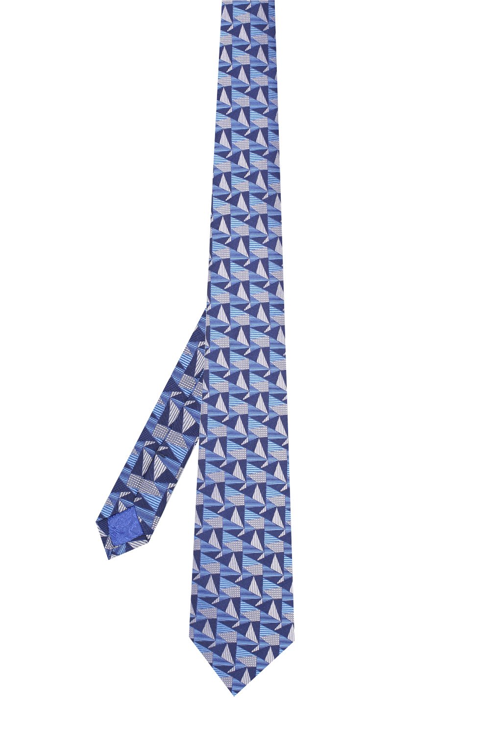 Шелковый галстук с узором TURNBULL & ASSER, арт. TIE002-BB230, фото 2