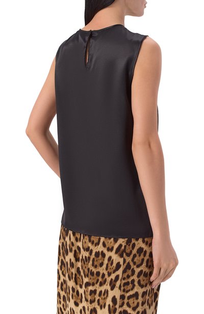 Атласный топ DOLCE & GABBANA, арт. F7ZZCT/FU1AU, фото 4