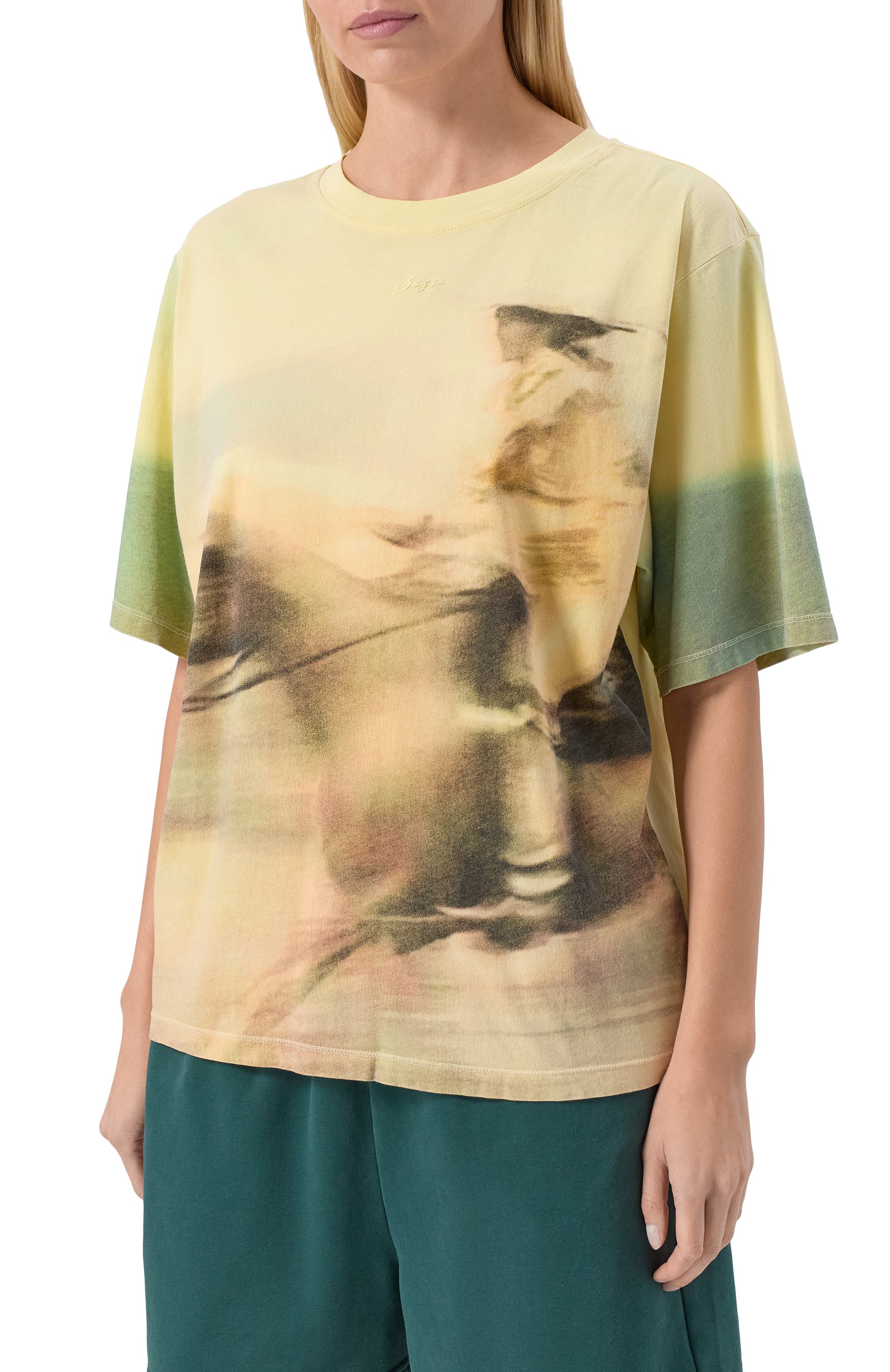 Хлопковая футболка BOSS ORANGE, арт. 50552584, фото 3