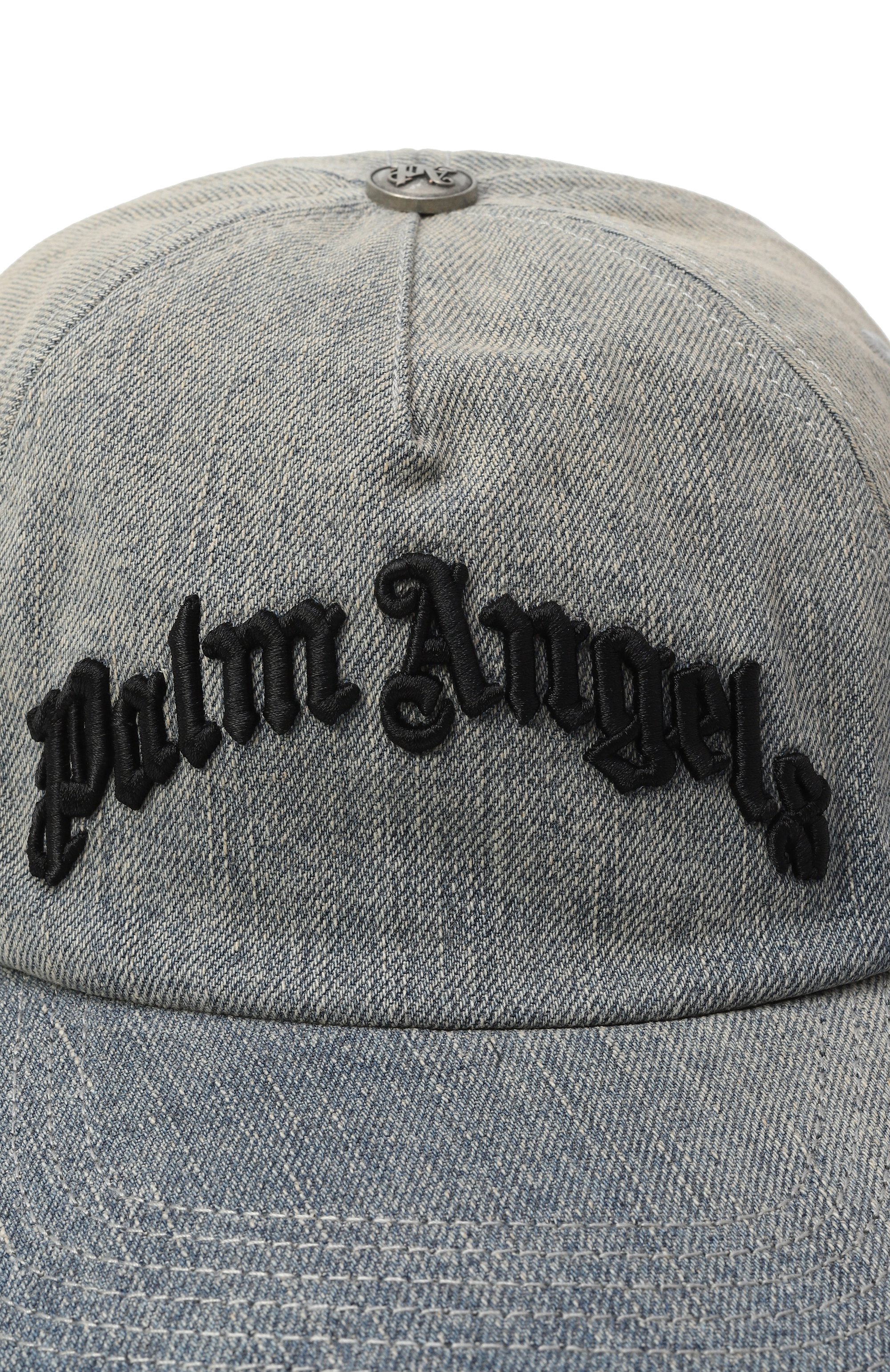 Хлопковая бейсболка PALM ANGELS, арт. PMLB104F25FAB005, фото 3