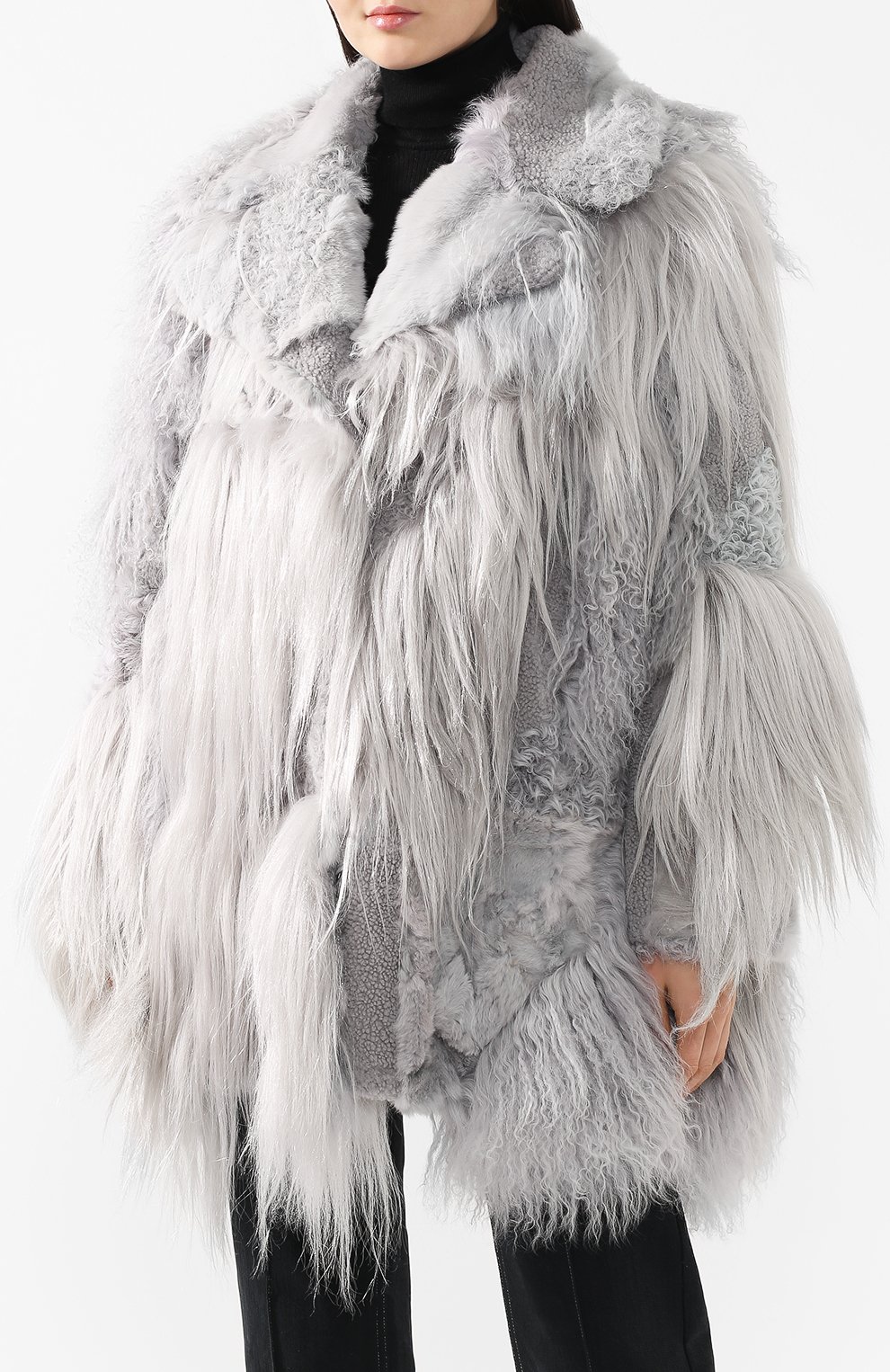 Меховое пальто из овчины DROME, арт. DPD5519P/D1348, фото 3