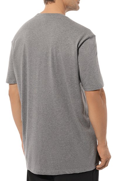 Хлопковая футболка PAUL&SHARK серого цвета по цене 21450 руб., арт. 12311618/3XL-6XL, фото 4 Хлопковая футболка PAUL&SHARK, арт. 12311618/3XL-6XL, фото 4
