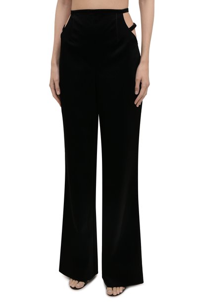 Брюки KALMANOVICH черного цвета по цене 30240 руб., арт. FW21K32, фото 3 Брюки KALMANOVICH, арт. FW21K32, фото 3