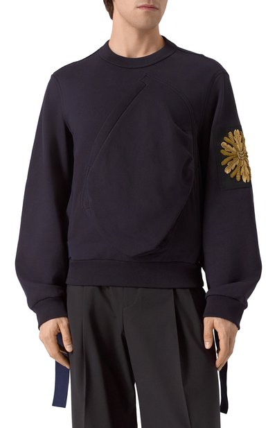 Хлопковый свитшот DRIES VAN NOTEN, арт. 251-021162-1610, фото 3