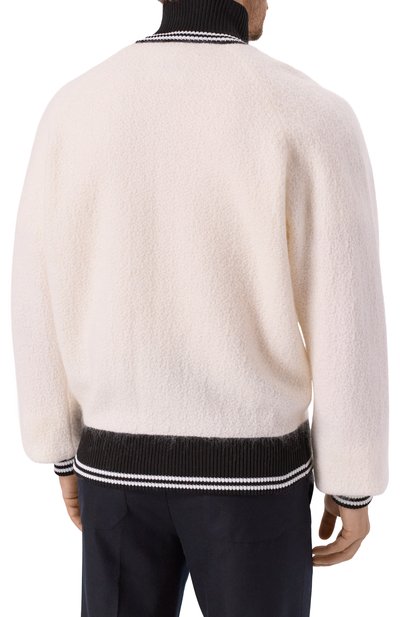 Кардиган JIL SANDER кремового цвета по цене 213000 руб., арт. J22HP0041-J14789, фото 4 Кардиган JIL SANDER, арт. J22HP0041-J14789, фото 4