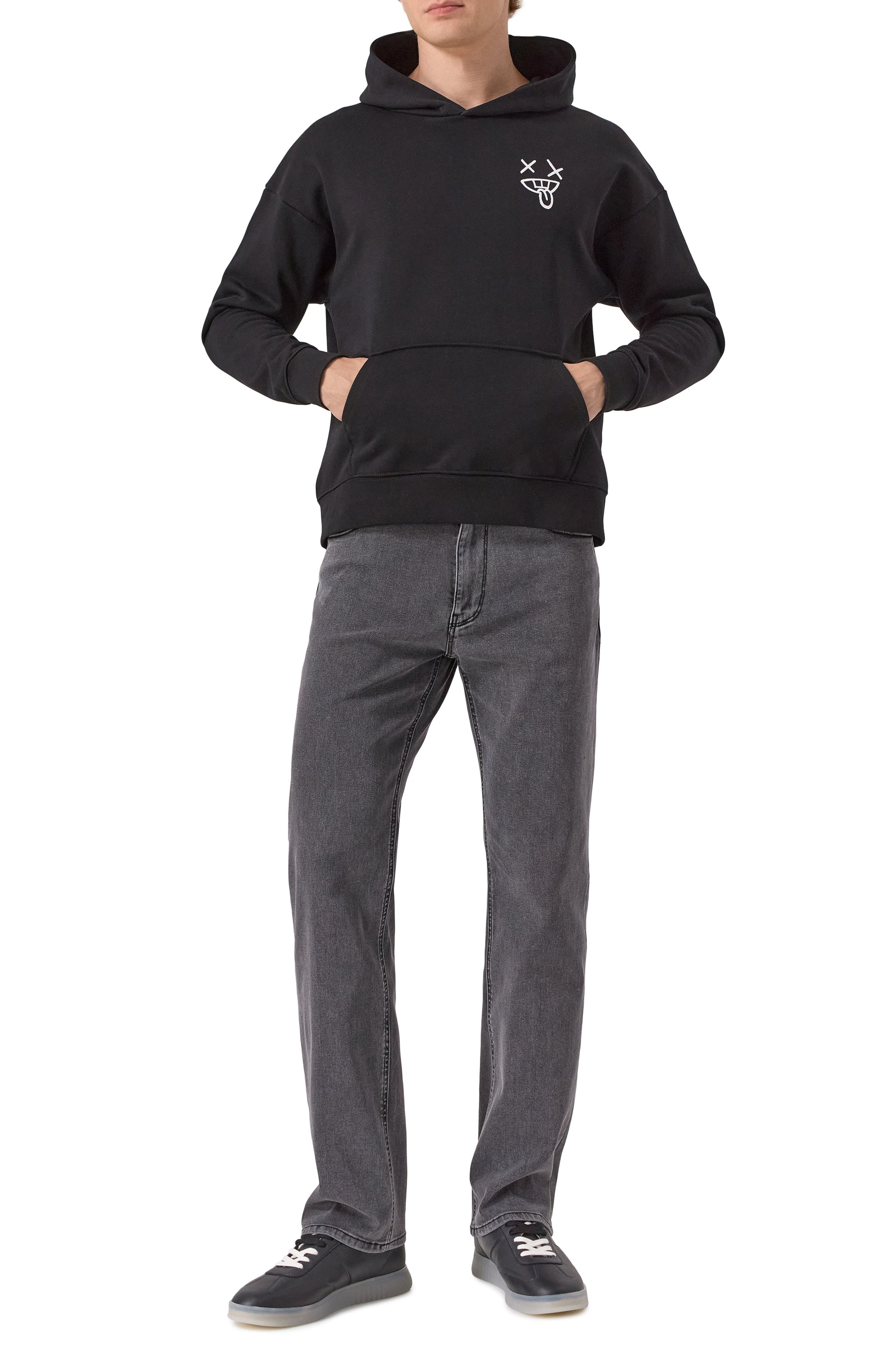 Кожаные кеды EMPORIO ARMANI, арт. X4X694/XF846, фото 2