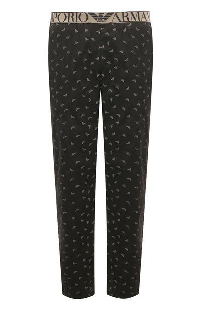 Хлопковые домашние брюки EMPORIO ARMANI, арт. 111780/3R576, фото 1