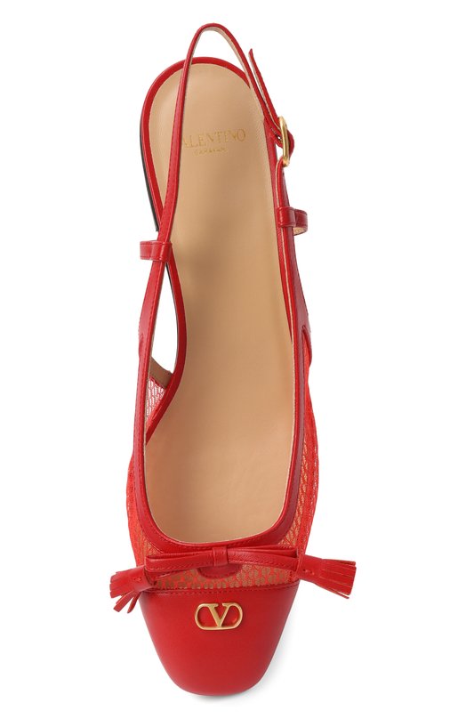 Комбинированные туфли Valet Du Roi Valentino 8W2S0MH0/PDY Красный  8W2S0MH0/PDY Фото 6