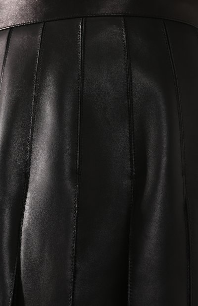 Кожаная юбка-миди с кружевными вставками ELIE SAAB, арт. 9936, фото 5