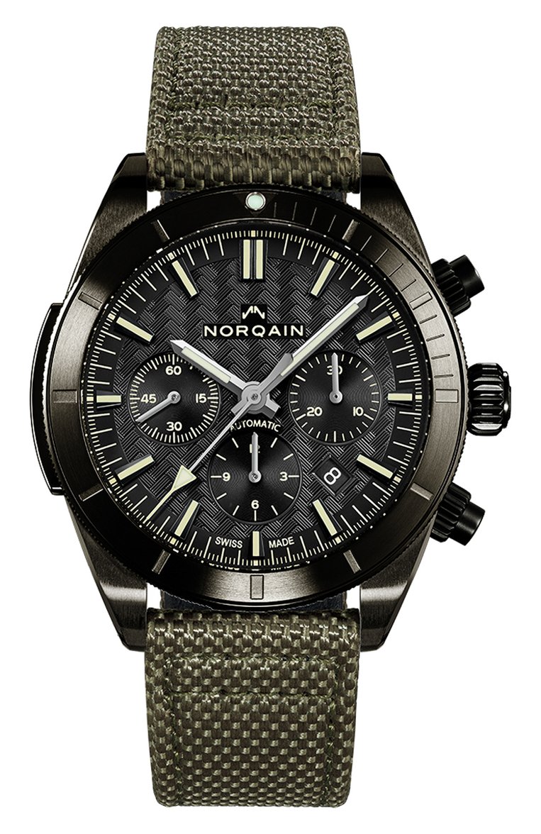 Мужские часы adventure sport chrono NORQAIN бесцветного цвета, арт. NB1200B21C/B123/10KC.20B | Фото 1 (Материал корпуса: Сталь; Механизм: Автомат; Региональные ограничения белый список (Axapta Mercury): Не проставлено; Нос: Не проставлено; Ограничения достав�ки: m-style)