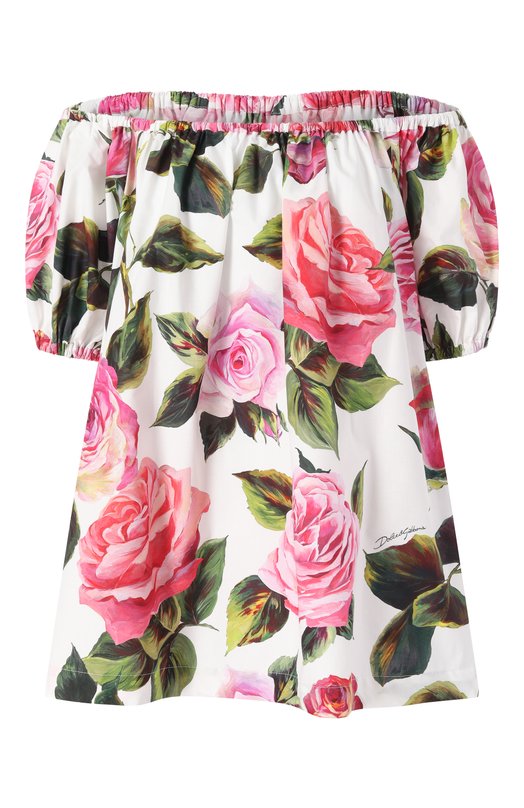 фото Хлопковый топ dolce & gabbana