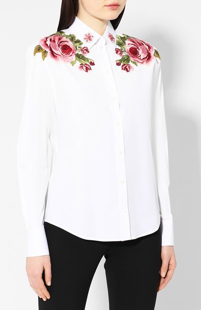 Хлопковая рубашка DOLCE & GABBANA, арт. F5I98Z/FUEAJ, фото 3