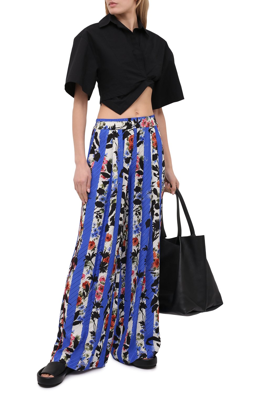 Брюки из вискозы OFF-WHITE, арт. 0WCA125S21FAB003, фото 2