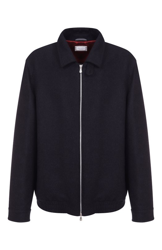 Шерстяной бомбер Brunello Cucinelli MY4966379 Чёрный MY4966379